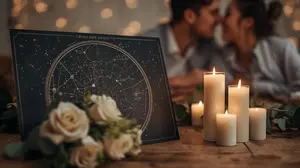 Star Map of Engagement Date