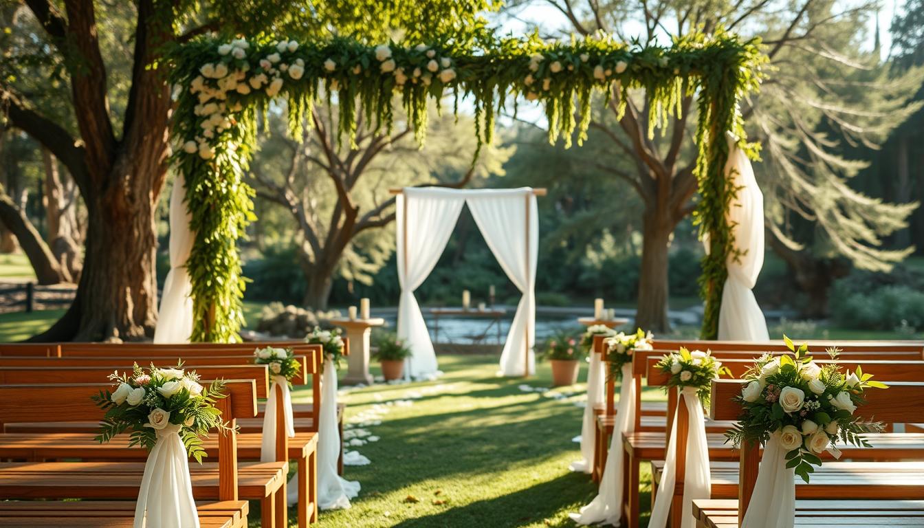Outdoor Wedding Ceremony Decor