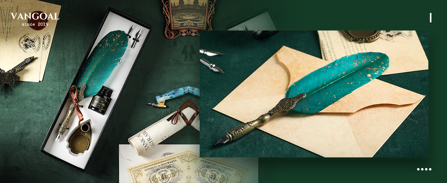 Quill Pen and Ink Well