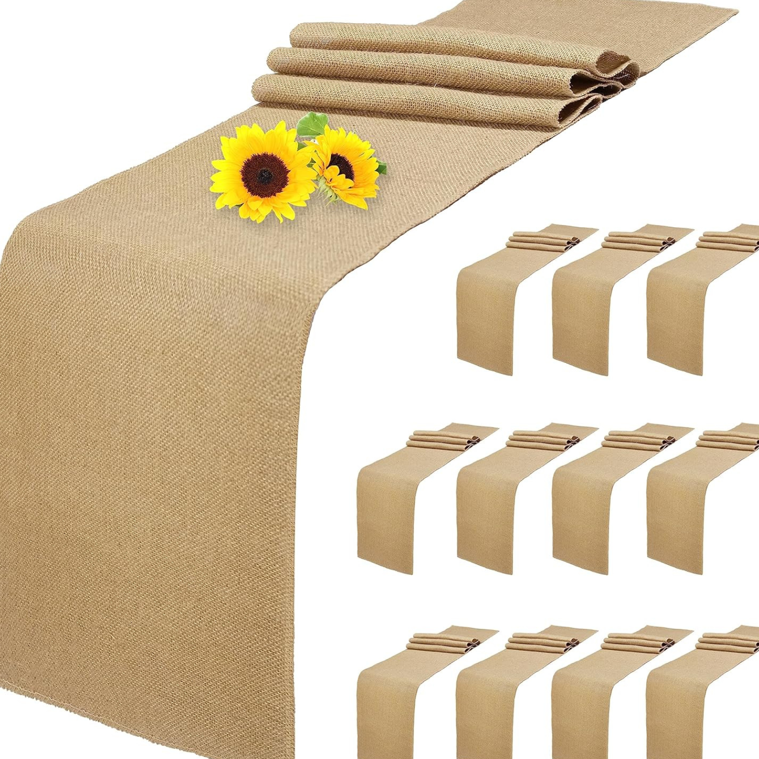 burlap table runners bulk