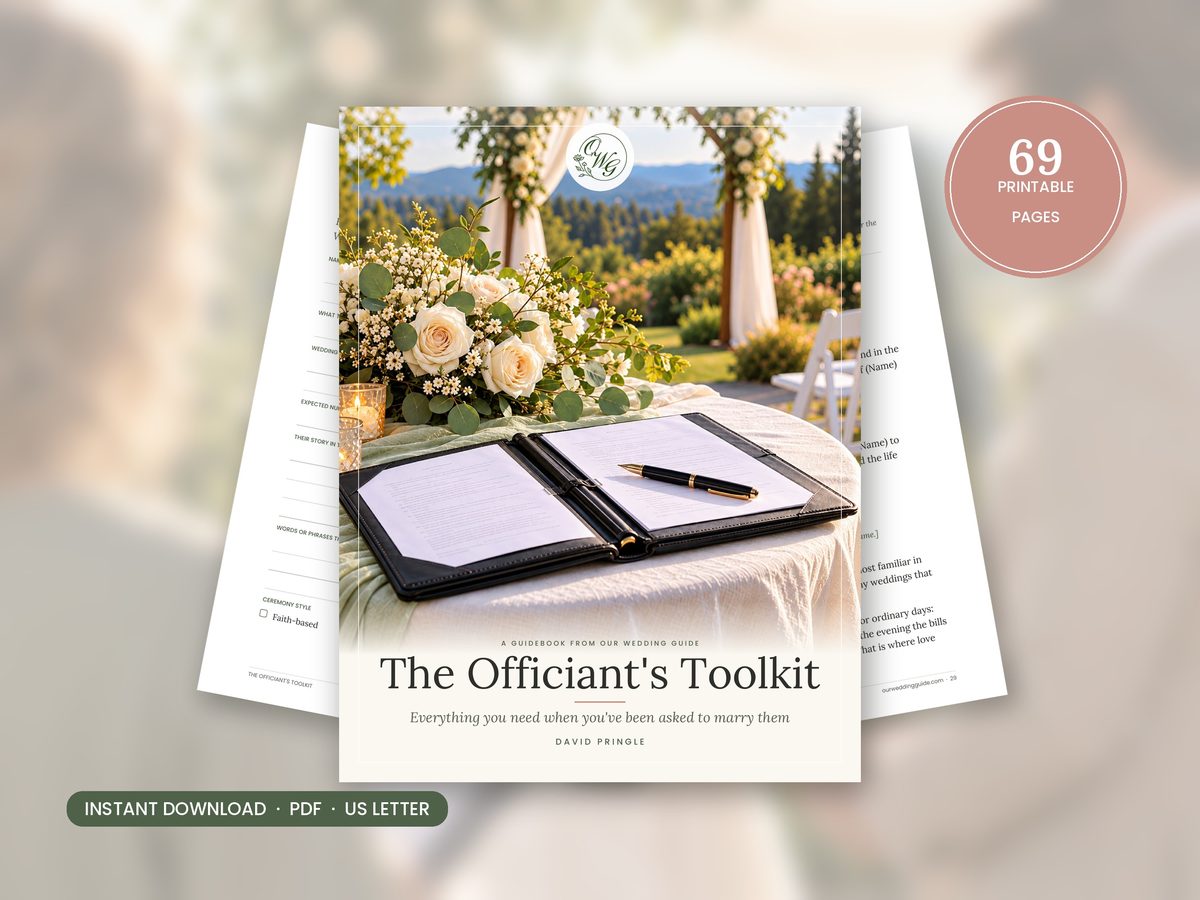The Officiant's Toolkit printable guide