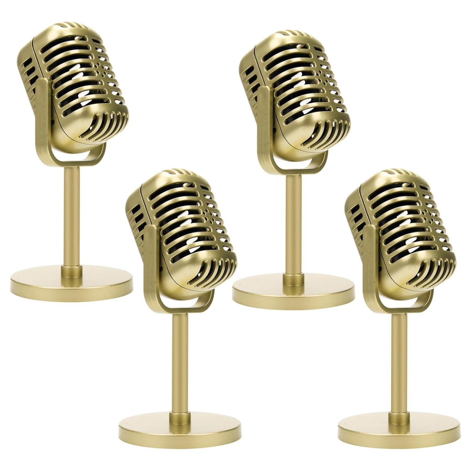 20's gold microphone replicas bulk