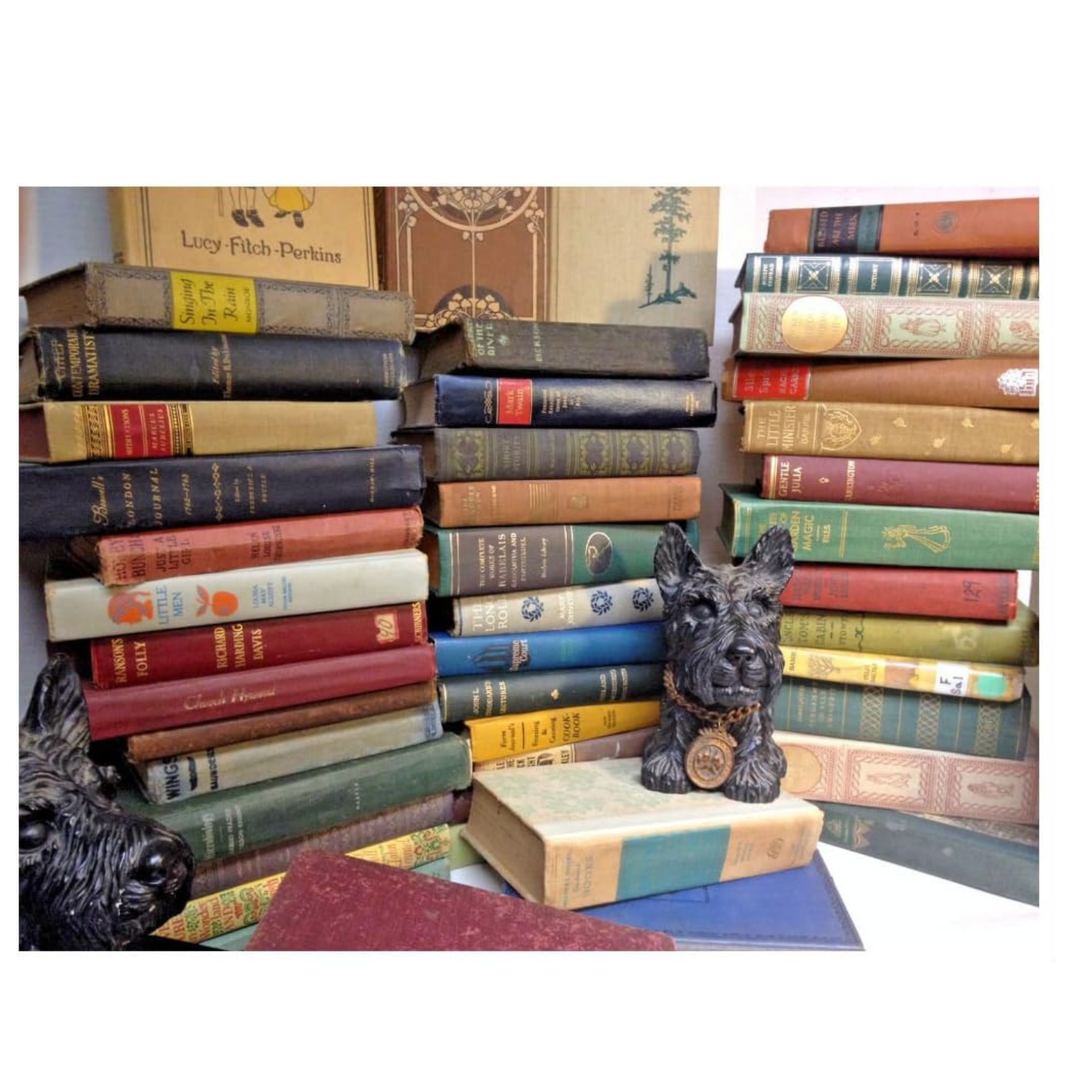 random assortment of vintage books