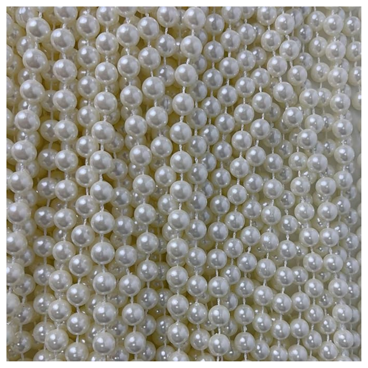 faux pearl strands bulk