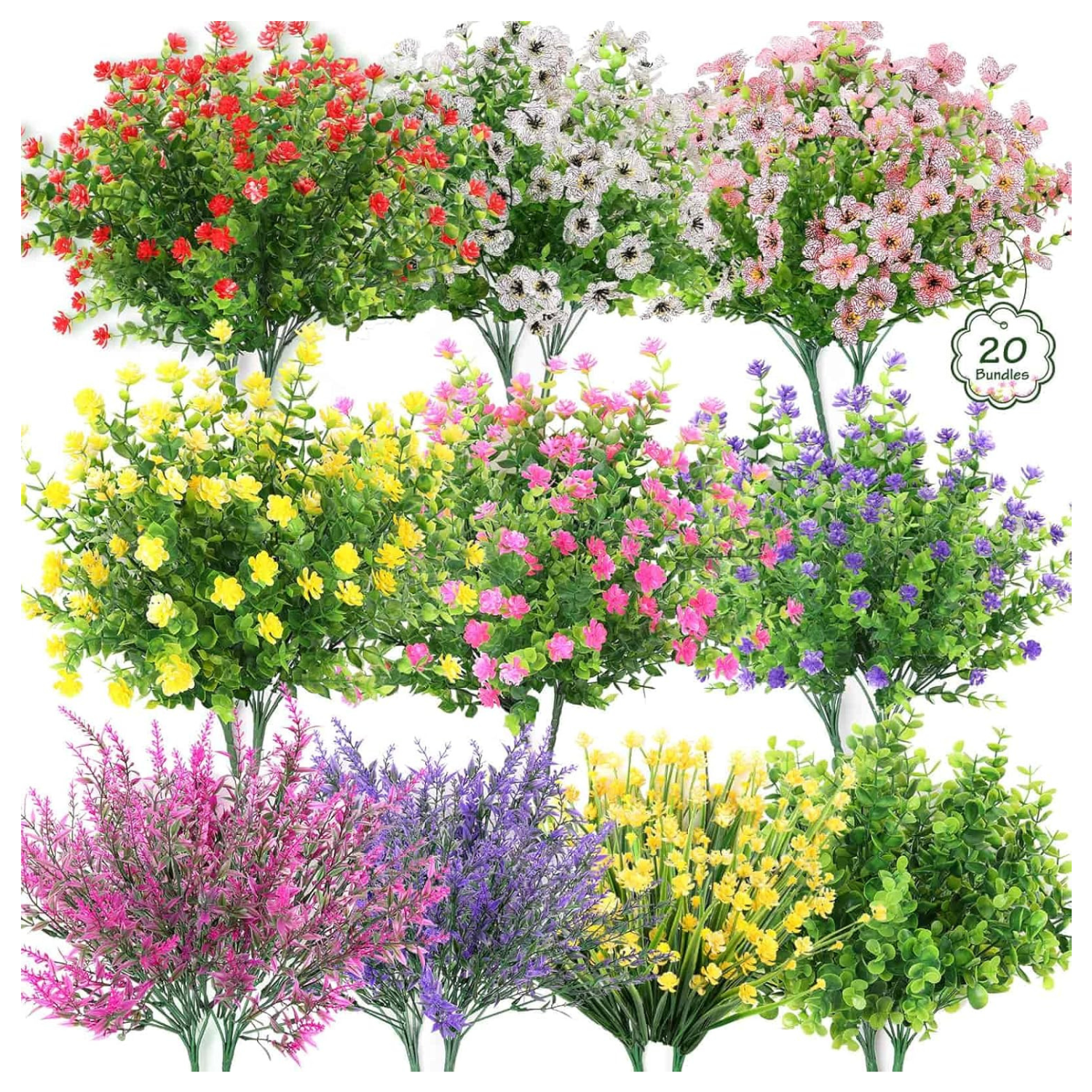 faux wildflower bundles