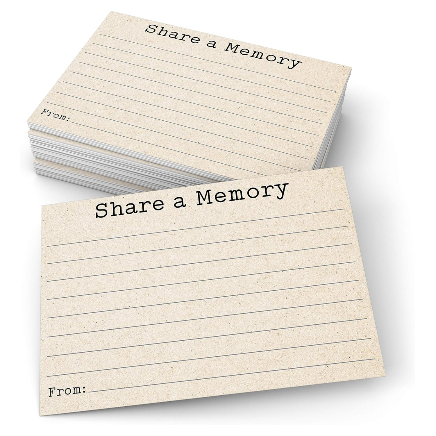 vintage memory cards to write on