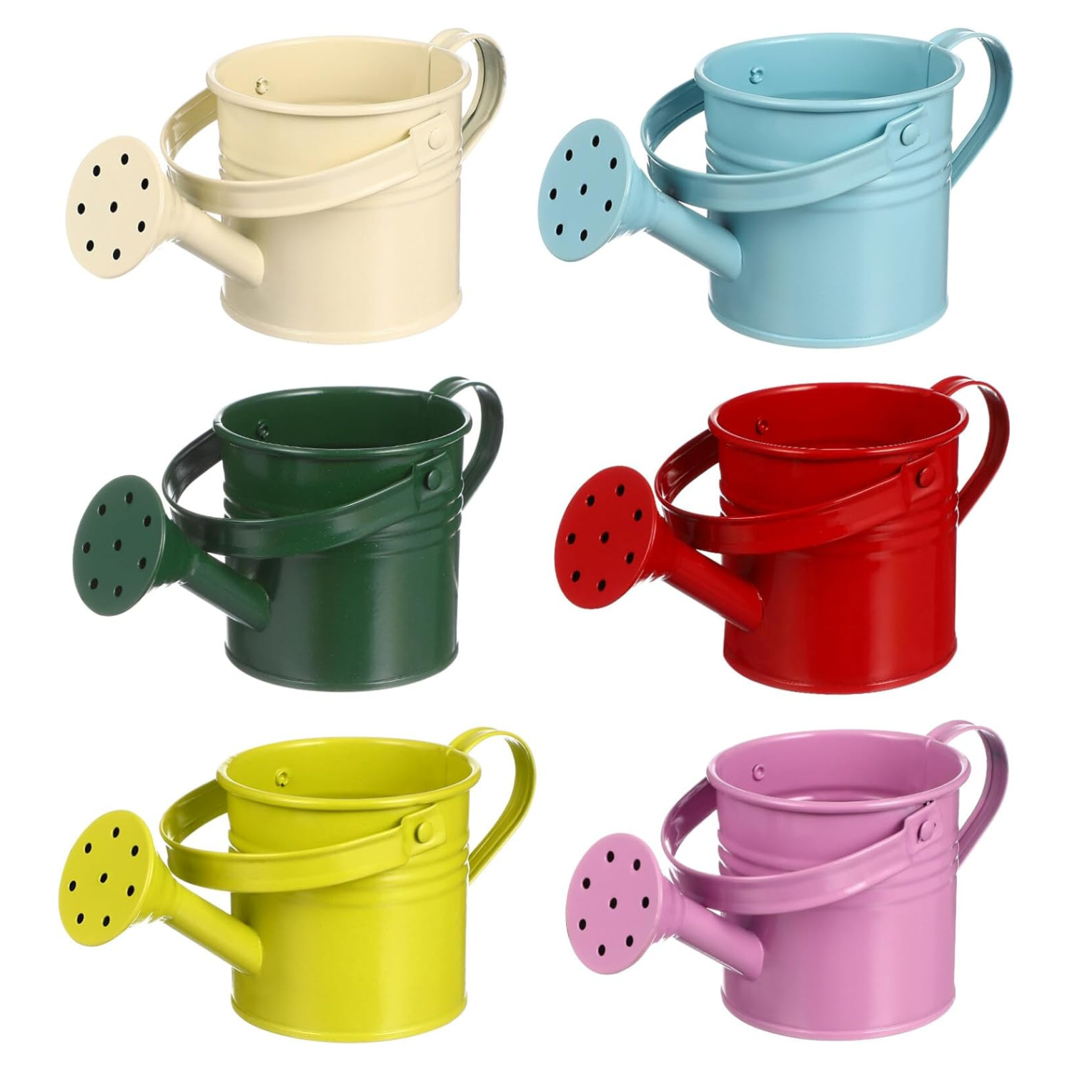 mini colorful metal watering cans