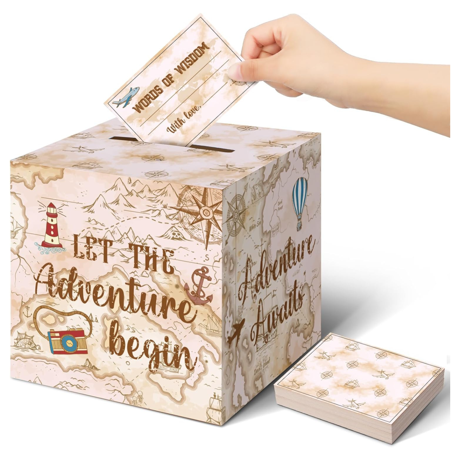 travel themed advice message box