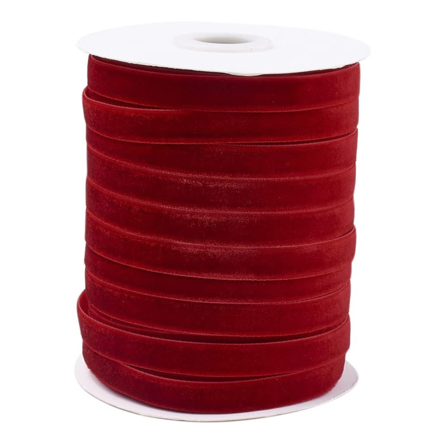 50 yards red velvet ribbon 3/4 inch