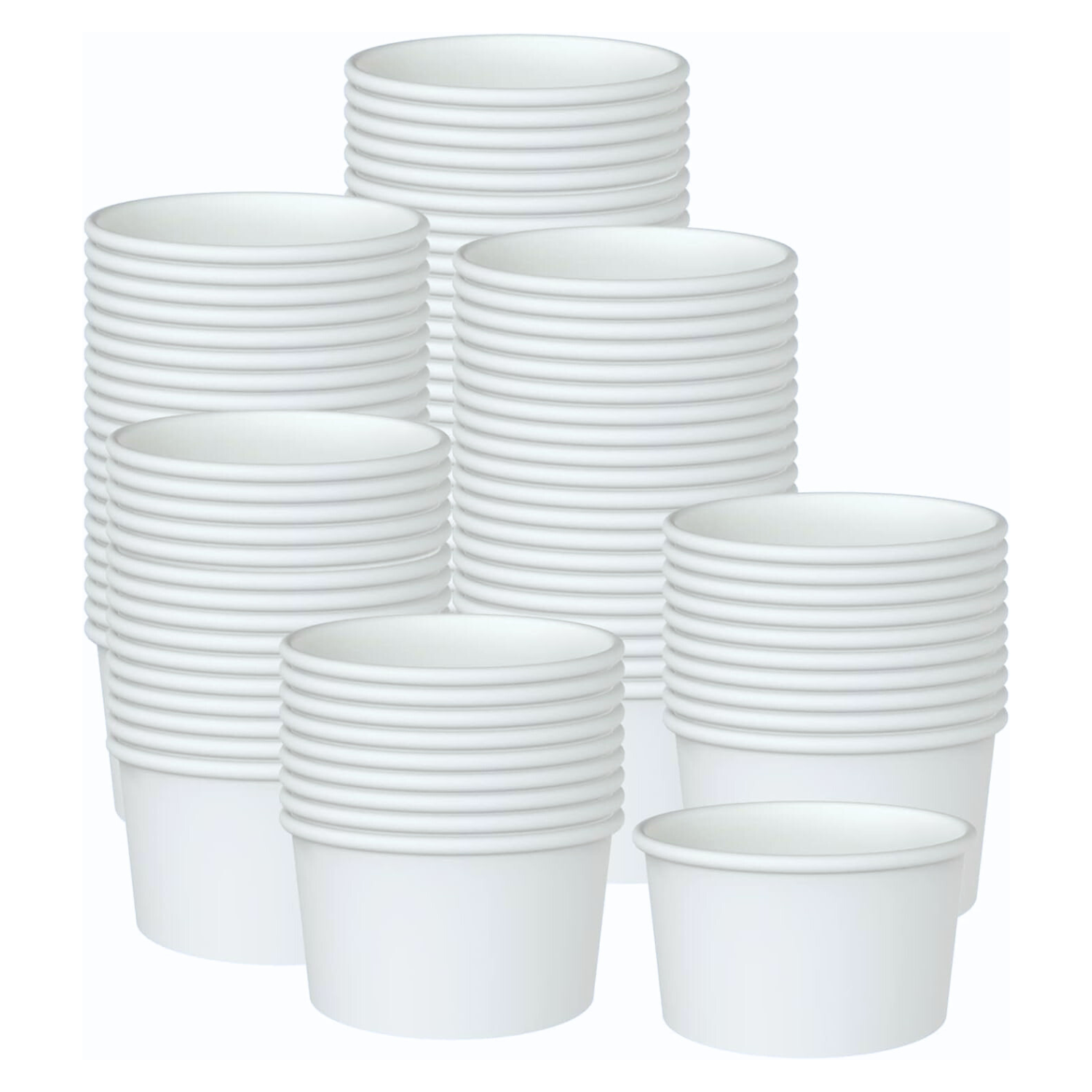 9oz disposable soup bowls white 100 pack