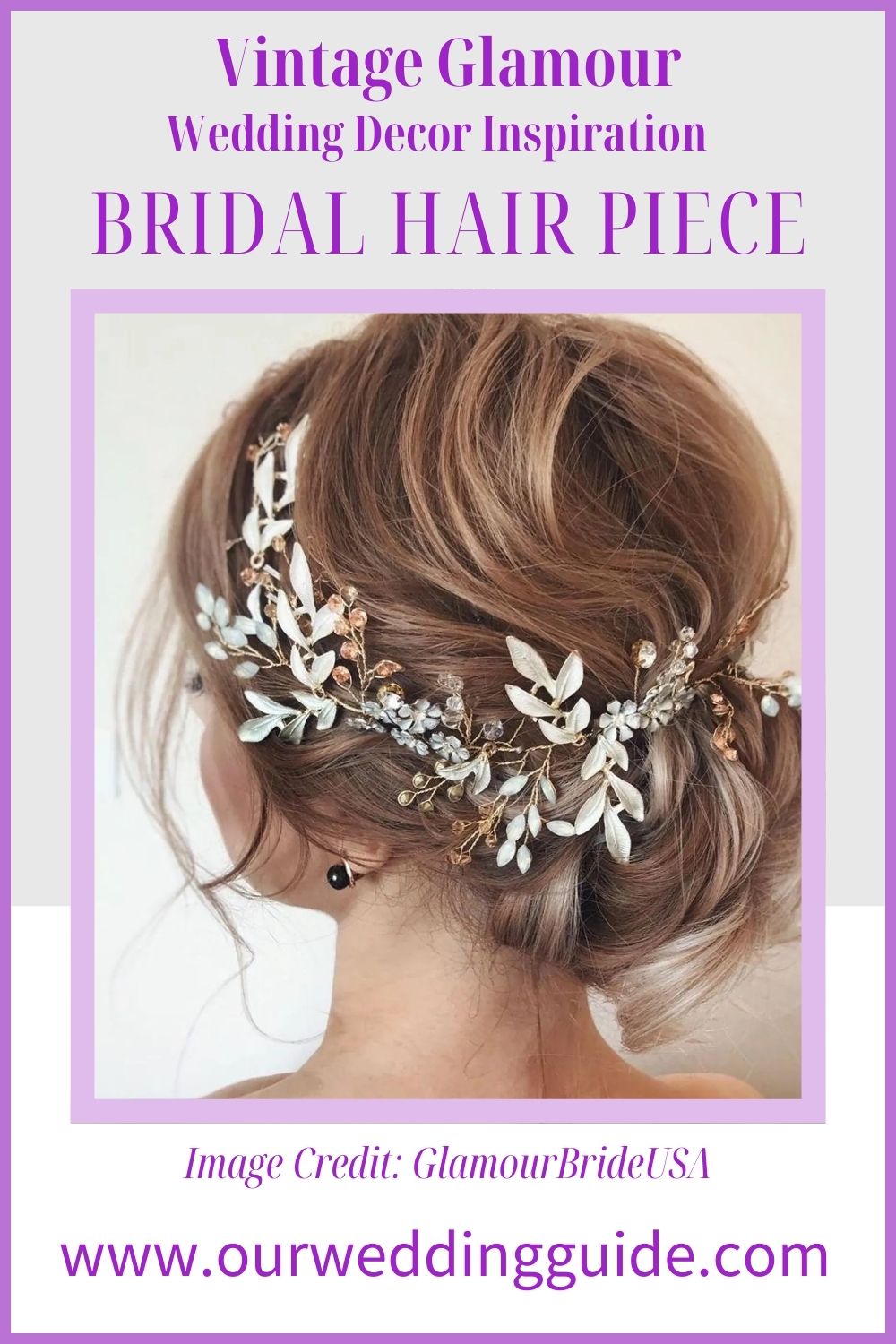 Bridal Floral Hair Piece