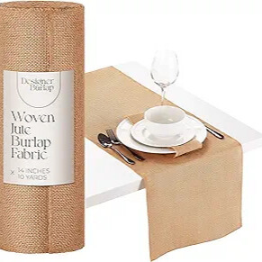 Burlap Table Runner Budget Wedding Decor Amazon