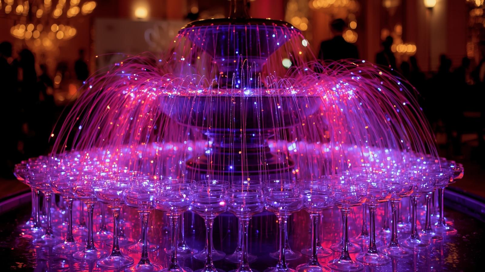 Champagne Foundtain of Lights Champagne Foundtain of Lights