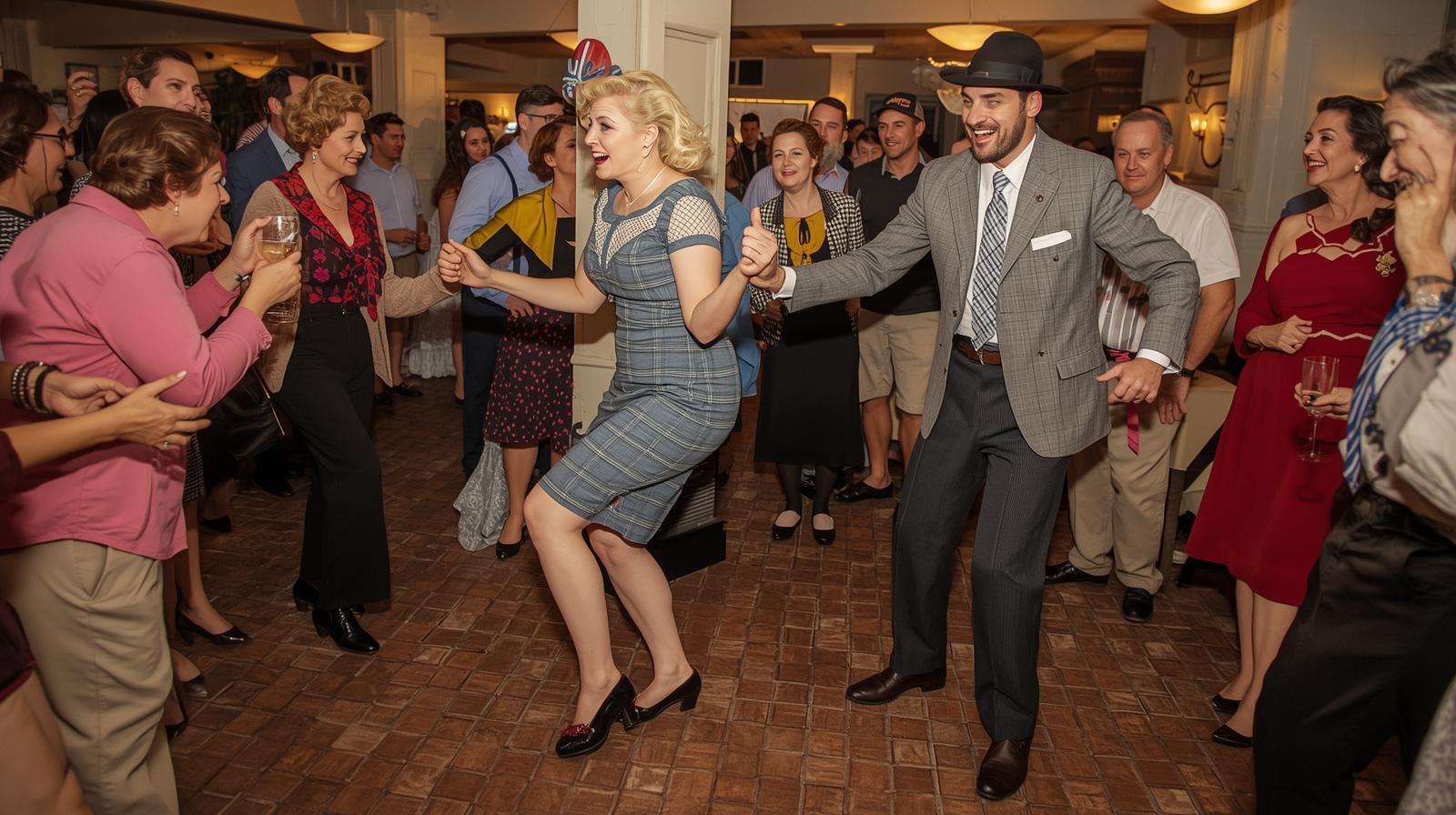 Professinal Dancers Mixing with Guests Professinal Dancers Mixing with Guests