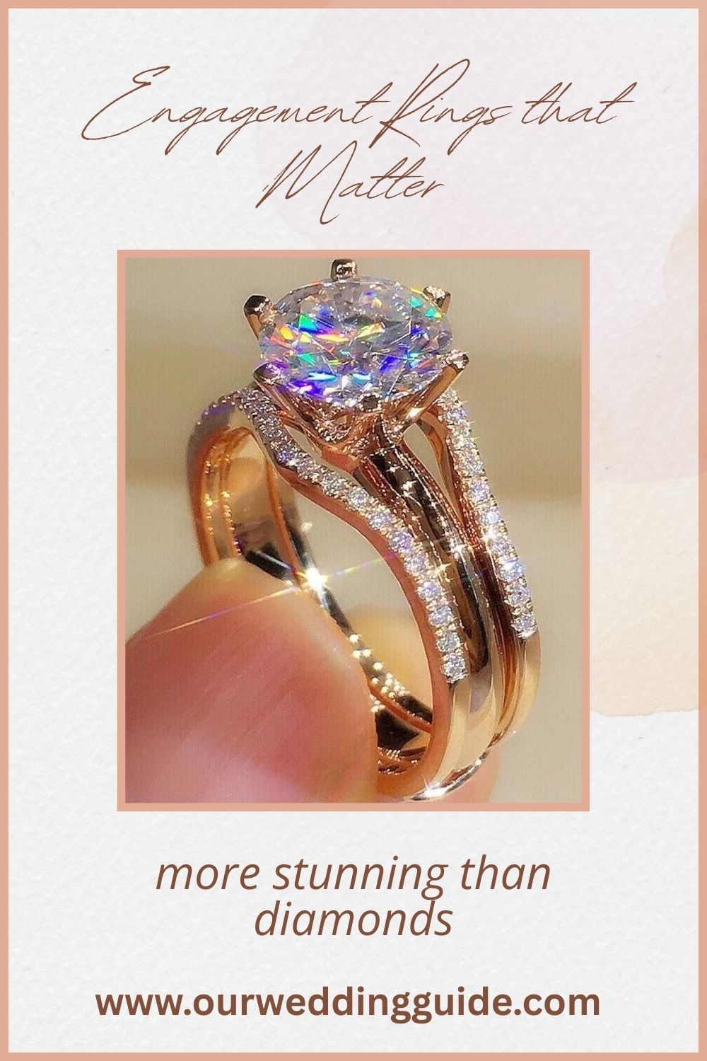 Alternative Engagement Rings Moissanite