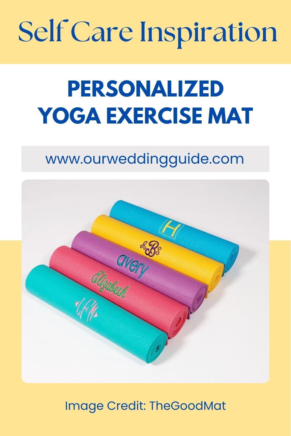 Self Care Inspiration Yoga Mat