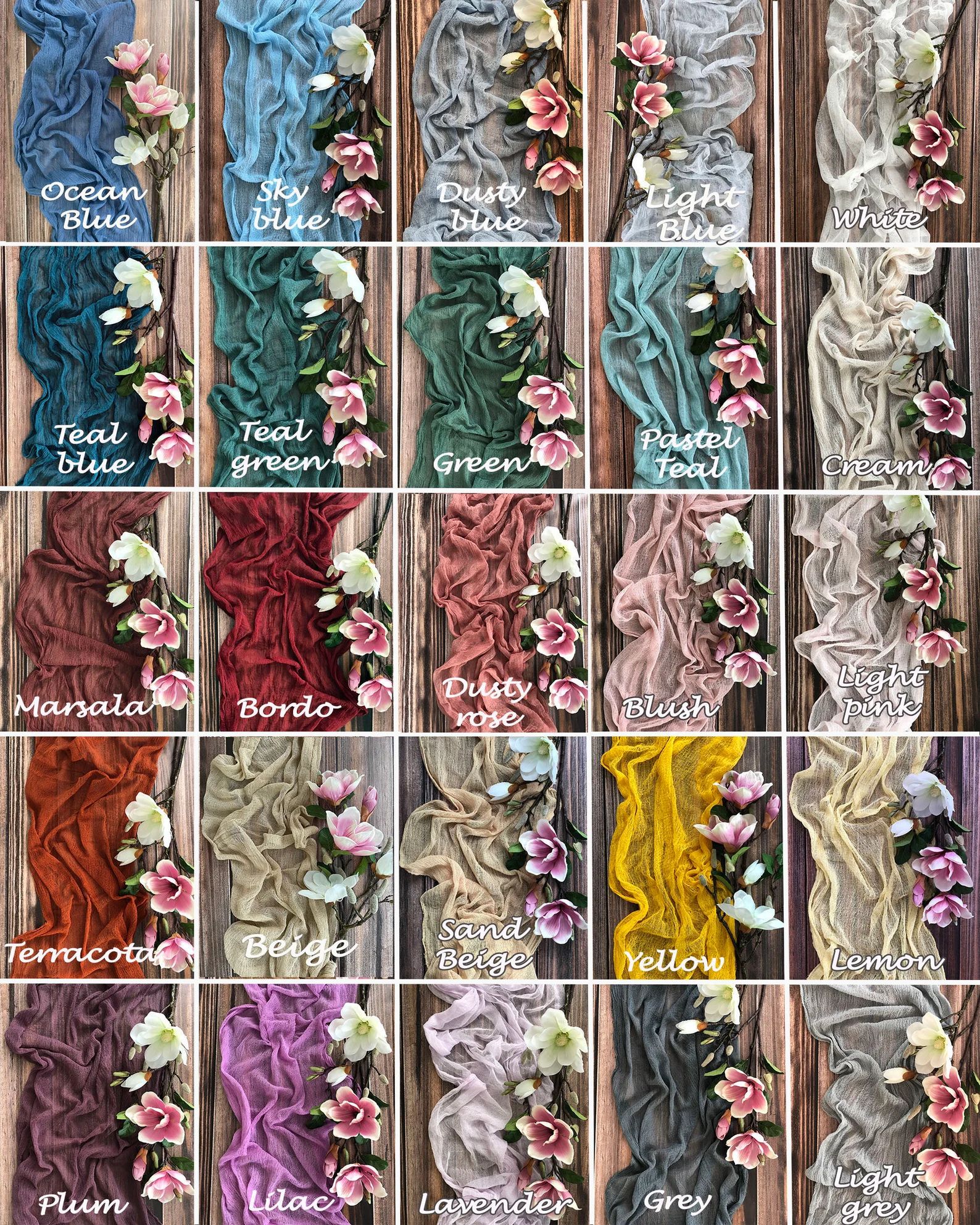 Table Runners Elegant Wedding Decor