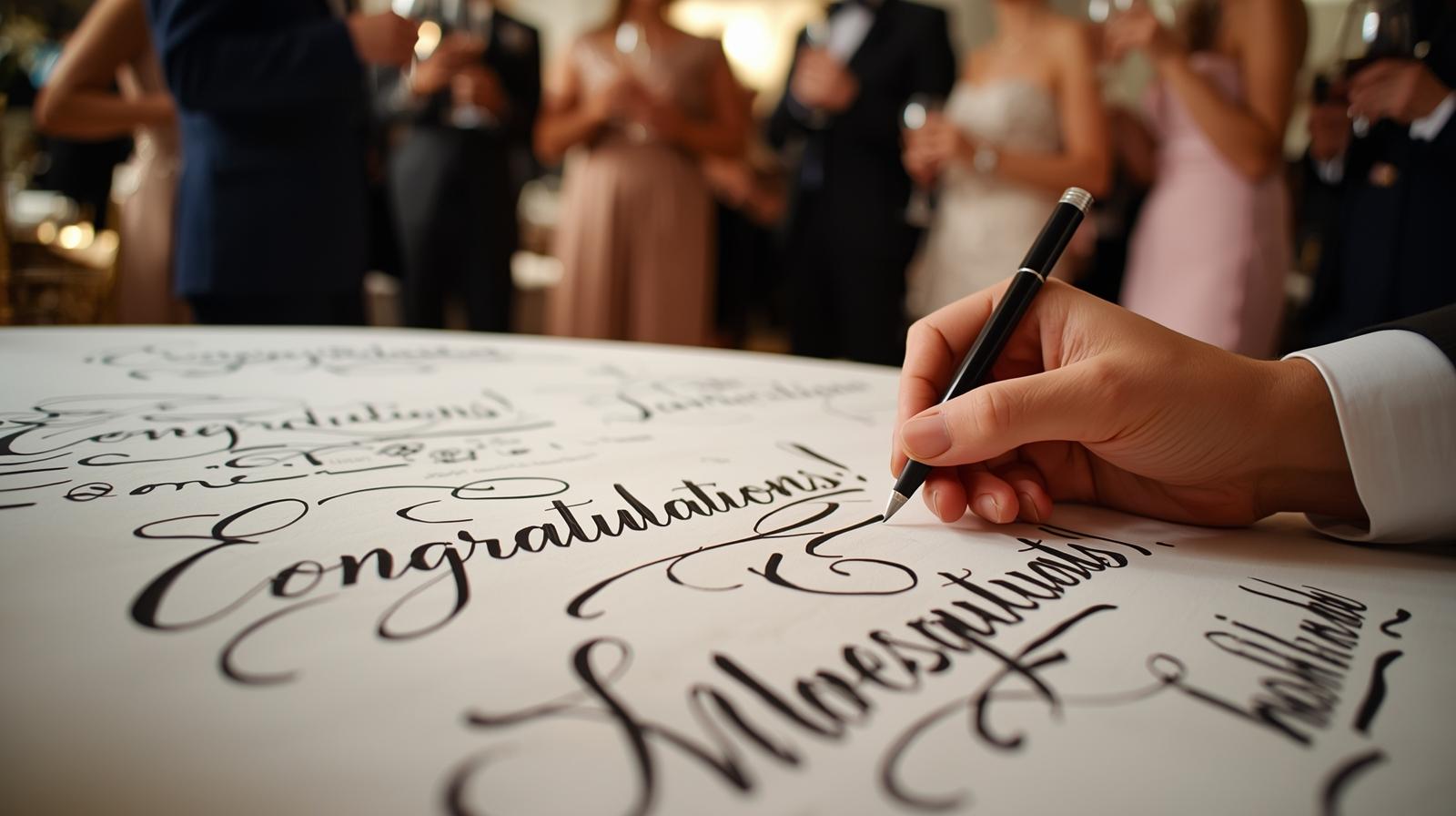Tablecloth Engagement Keepsake