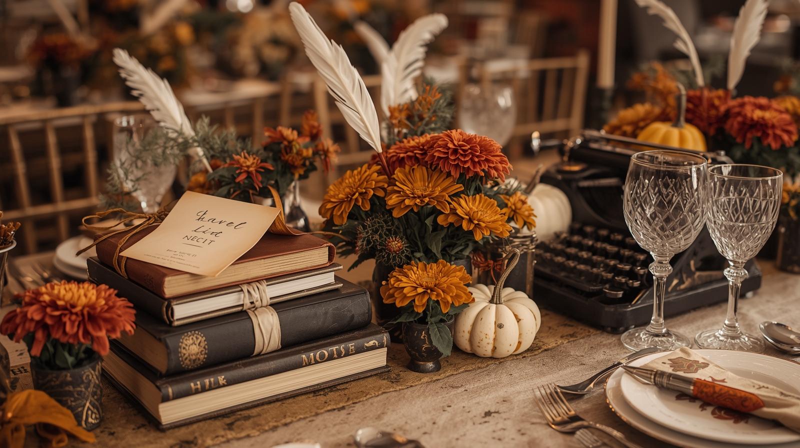 Tablescapre Fall Books
