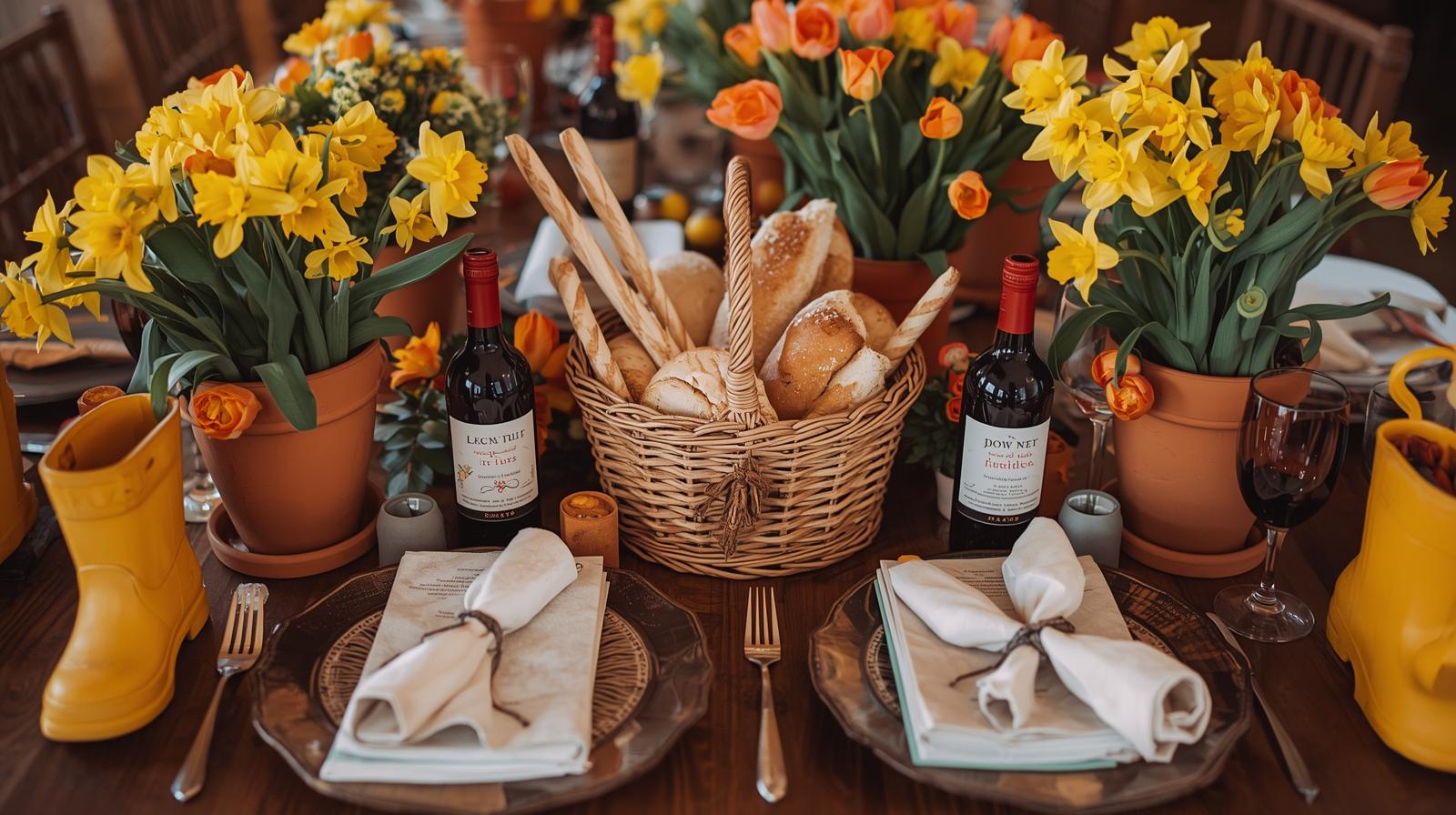 Tablescape Clay Pots