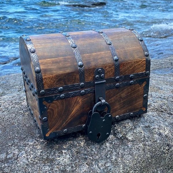 Treasure Chest for Wedding Guest Contributions