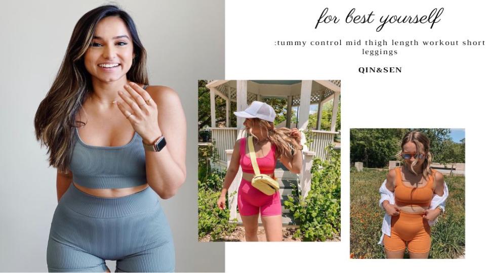 Tummy Control Fitness Outfits Amazon