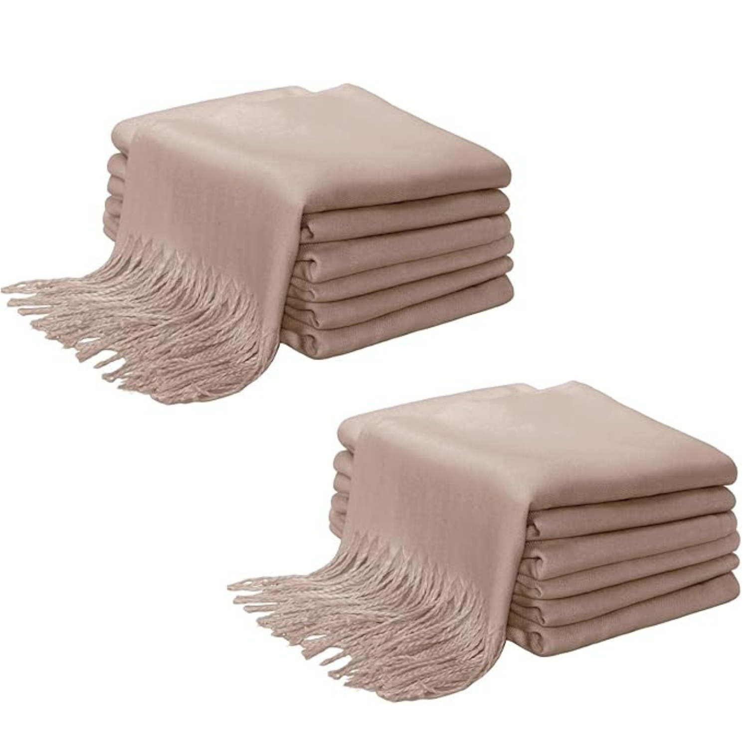 dark beige knit shawls