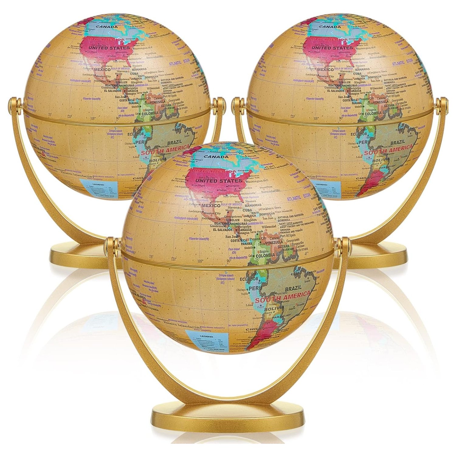 vintage globes
